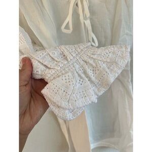 White Eyelet Lace Top